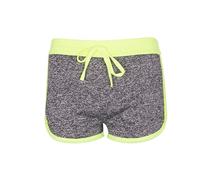 NOROZE Women's Gym Fleck Summer Holiday Hotpants Ladies Workout Casual Activewear Shorts (Lime, M)
