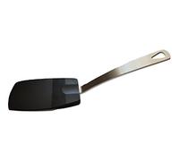 Norpro 18/10 Stainless Steel & Heat-Resistant Flexible Nylon Mini Spatula (1-pack, Black)