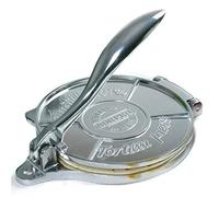 Norpro Cast Aluminum Tortilla Press, Stainless Steel, 6 inch