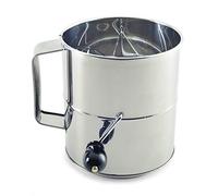 Norpro Cup Flour Sifter, Silver