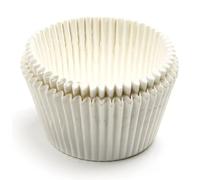 Norpro Muffin Cups - Giant, Paper, White, 3.75" x 2.75" x 2" - Pack of 500