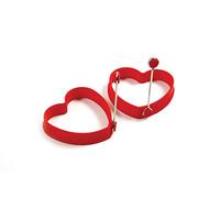 Norpro Heart Pancake/ Egg Rings, Red