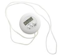 Norpro KITCHEN TIMER/STOP WATCH Digital on a Rope White 6cm Diameter (2-Pack)