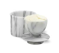 Norpro Marble Butter Keeper, White