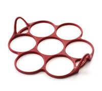 Norpro NP957R Silicone Silver Dollar Pancake/Egg Ring, 7 Hole, 24 cm x 23 cm x 4.5 cm