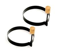 Norpro Round Pancake/ Egg Rings, Black, 4 Inch