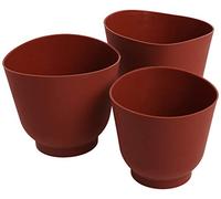 Norpro Silicone Bowl Set, Pack of 3, Red