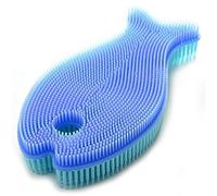 Norpro Silicone Dish Brush, Blue (Fish)
