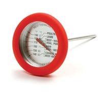 Norpro Silicone Meat Thermometer, Red