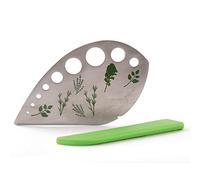 Norpro Stainless Steel Herbs Stripper and Chopper with Cover, 1 Piece