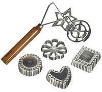 Norpro Swedish Rosette Cookie & Timbale Pastry Set 6 Molds New (2-Pack)