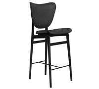 NORR11 - Elephant Bar Stool, Black Oak / Anthracite - Black