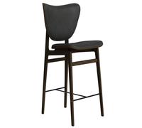 NORR11 - Elephant Bar Stool, Dark Oak / Anthracite - Dark Smoke