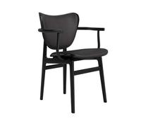 NORR11 Elephant Dining Chair With Armrests Black Oak/Anthracite 21003
