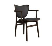 NORR11 Elephant Dining Chair With Armrests Dark Smoked Oak/Anthracite 21003