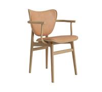 NORR11 Elephant Dining Chair With Armrests Natural Oak/Camel 21004