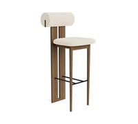 NORR11 Hippo Bar Stool H75 Light Smoked Oak/Barnum 24