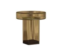 NORR11 Naked Side Table H49 Amber/Glass