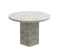 NORR11 - Soho Coffee Table Ø50 cm, Silver Travertine - Silver Travertine