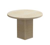NORR11 - Soho Coffee Table Ø50 cm, Travertine - Travertine