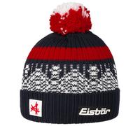 Eisbär Norrak Ski Austria Hat for Men and Women - Merino Unisex with Fleece Protects Against Cold and Wind - Bobble Hat Classic Norwegian Hat Soft Comfortable Breathable Hood from Austria, blue, One