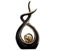 Norrclp Home Decor Modern Abstract Art Ceramic Statue Table Decorations for Dining Room Living Room Office Centerpiece