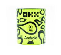 Norris #4 2025 Helmet Mug - Formula - Racing - Motorsport - Lando - MCL - One - Coffee Tea Cup - Gift Ideas - Memorabilia - Fan - Merch - Fun - Four - British Race Driver - Fluiro Yellow Neon Green