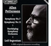 Norrkoping So - Pettersson: Symphony No. 7 / Symphony No. 11