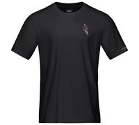 Norrøna - /29 Cotton Activity Embroidery - T-shirt size XL, black