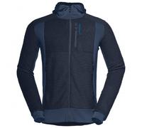 Norrona Mens Falketind Alpha120 Full Zip Hood Jacket Navy Size L