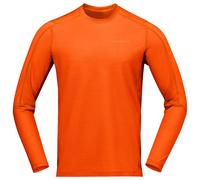 Norrøna - Falketind EqualiserUll Long Sleeve - Merino shirt size XL, red