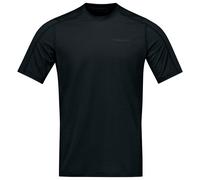 Norrøna - Falketind EqualiserUll T-Shirt - Merino shirt size L, black