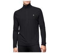 Norrøna - Femund PureUll Zip Neck - Merino shirt size XL, black