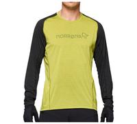 Norrøna - Fjørå Equaliser Lightweight Long Sleeve - Cycling jersey size S, yellow