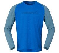 Norrøna - Fjørå Equaliser Lightweight Long Sleeve - Cycling jersey size XL, blue