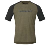 Norrøna - Fjørå Equaliser Lightweight T-Shirt - Sport shirt size S, olive