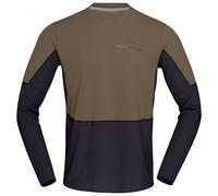 Norrøna - Senja Equaliser Lightweight Long Sleeve - Running shirt size XL, brown