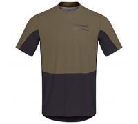 Norrøna - Senja Equaliser Lightweight T-Shirt - Running shirt size M, brown