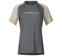 Norrøna - Women's Fjørå Equaliser Lightweight T-Shirt - Cycling jersey size XS, grey