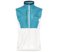 Norrona - Women's Windbreaker Trail Running Jacket - Senja Aero90 Vest W Brittany Blue Snow White for Women in Nylon - Size S Blue S
