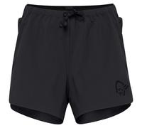 Norrøna - Women's Senja Flex1 4'' Shorts - Running shorts size L, black