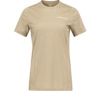 Norrona - Breathable and thermoregulating merino wool mountaineering T-shirt - Falketind Equaliserull T-Shirt W Pure Cashmere for Women in Nylon - Size S - Beige Beige S