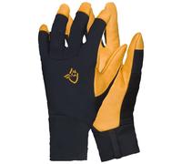 Norrona - Breathable gloves in GORE-TEX - Lyngen Windstopper Leather Gloves Caviar Black in Nylon - Size L Black L