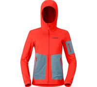 Norrona - Breathable Hiking Fleeces - Falketind Warm2 Stretch Hood W Arednalin for Women - Size S - Red Red