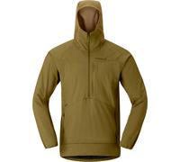 Norrona - Breathable Mid layer - More Octa Zip Hood M Dark Olive for Men - Size L - Khaki Khaki L
