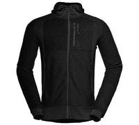 Norrona - Falketind Alpha 120 Zip Hood Caviar - M - Fleece
