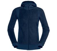 L Norrona Womens Falketind Alpha120 Full Zip Hood Jacket Navy Size