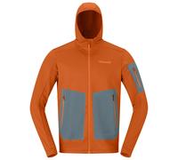 Norrona - Falketind Warm 2 Stretch Hood M Gold Flame - S - Mountaineering jacket