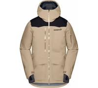 Norrona - GORE-TEX protective jacket - Tamok Gore-Tex Performance Shell Jacket M Winter Twig for Men - Size XL - Beige Beige XL
