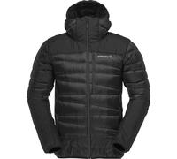 Norrona - Hooded insulated jacket - Falketind Down750 Zip Hood M Caviar Black for Men - Size L Black L